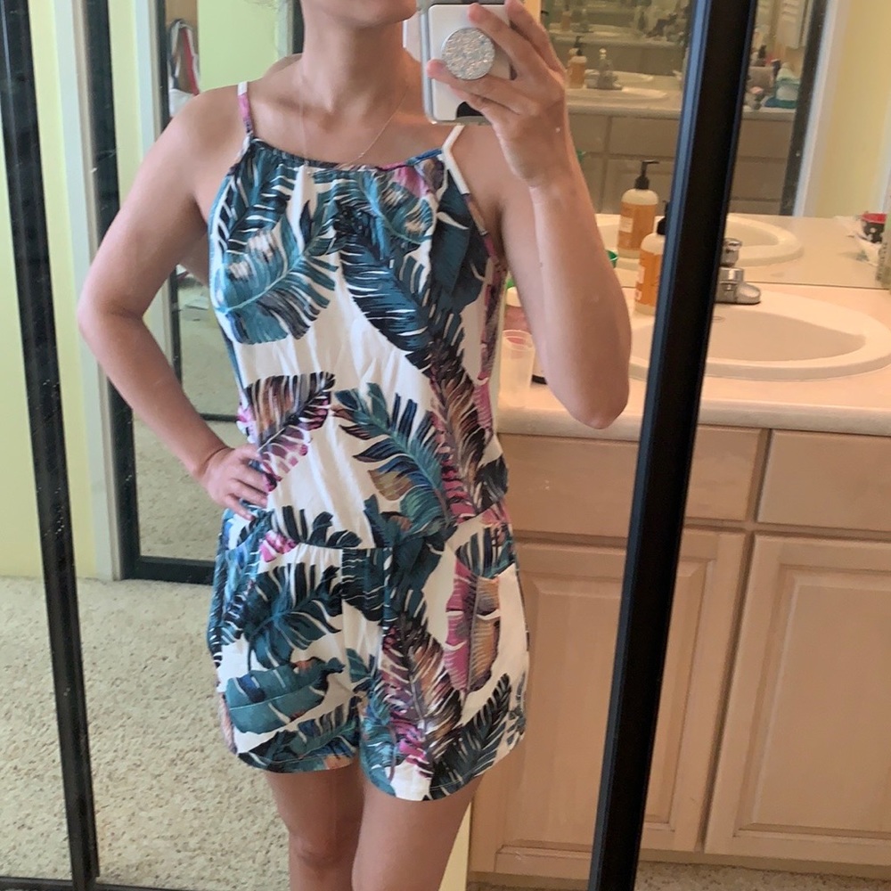 Tart Cassie romper rainbow palm size S